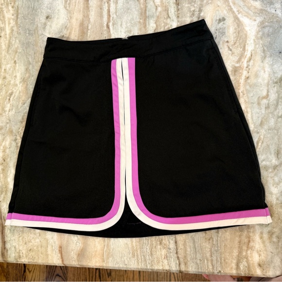 Women’s LADY HAGEN Golf Twilight colorblock black/purple skort size 2 - Picture 2 of 7
